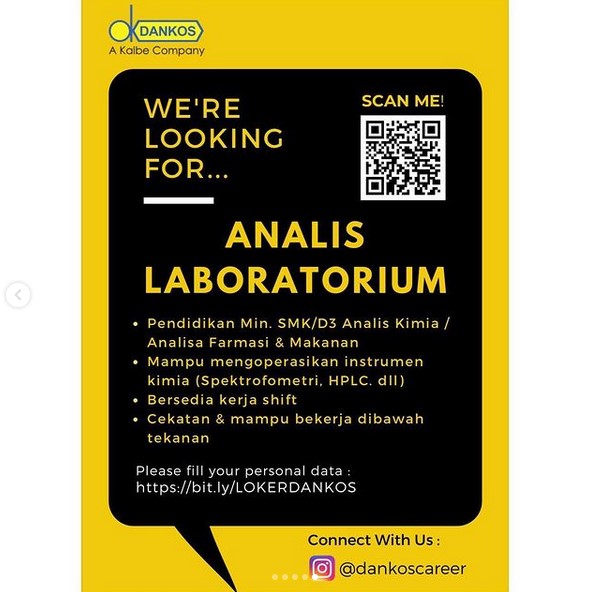 loker pt dankos 2021